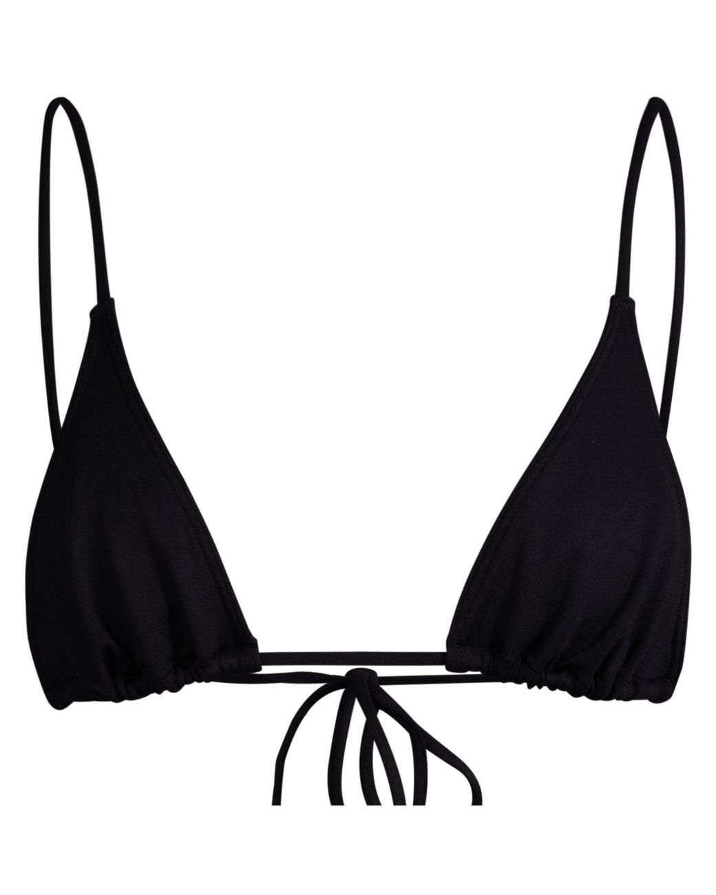 Minimale Animale Black Sacred Tie Back Tassel Bikini Top