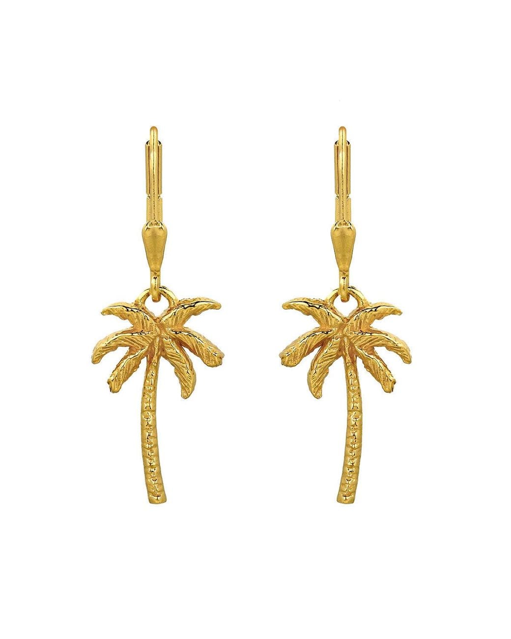 Charlotte's Web Jewellery Metallic Oasis Palm Drop Earrings