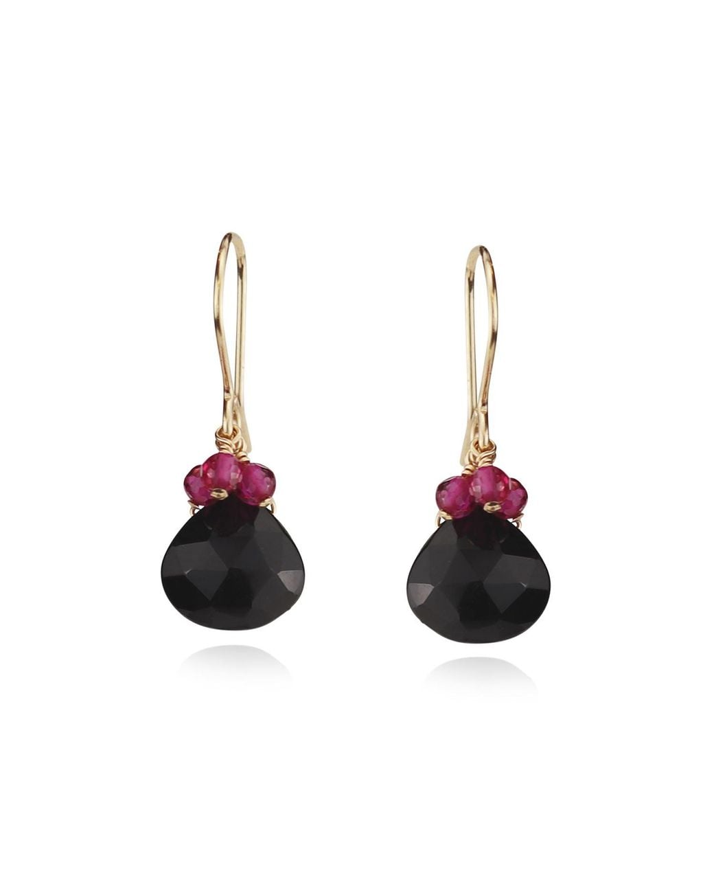 MOUNIR LONDON Black Onyx Drop Earrings
