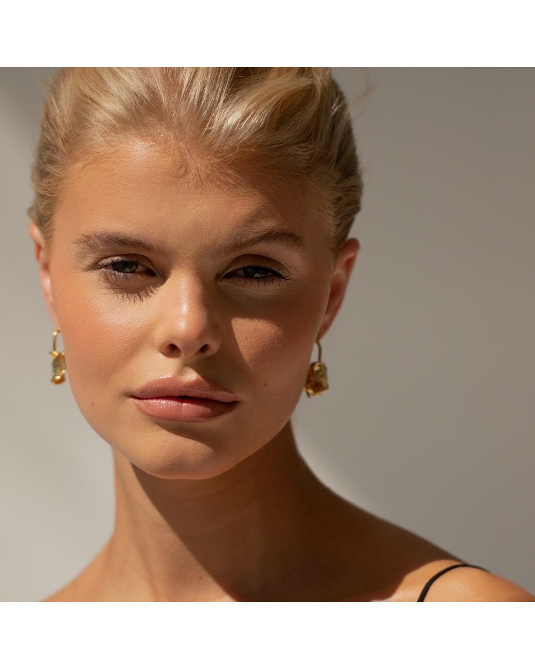 Arctic Fox & Co. Metallic Arya Molten Nugget Earrings