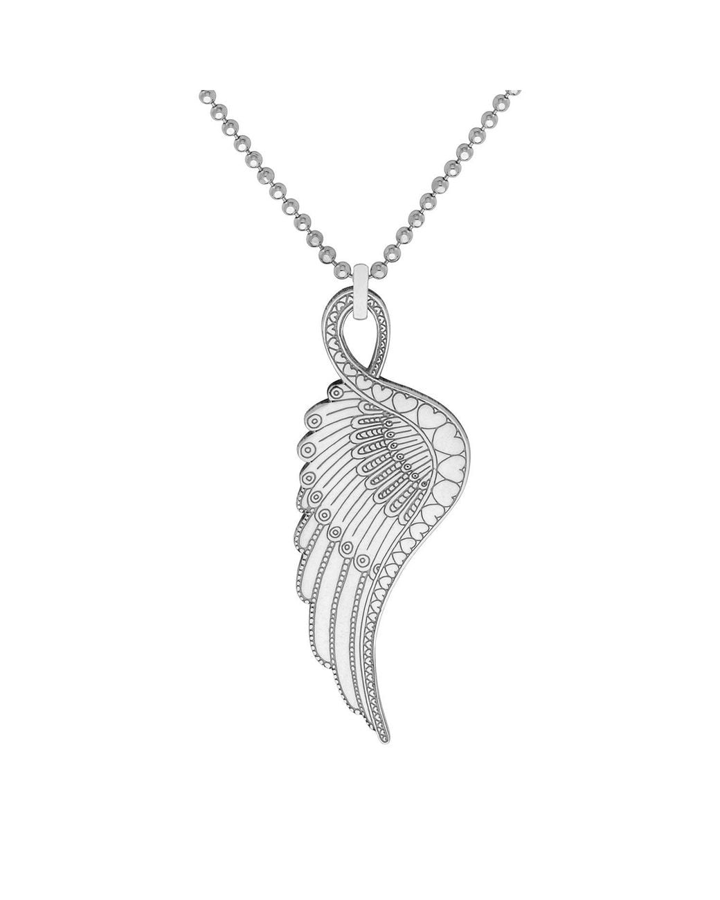 CarterGore Metallic Small Wing Pendant Necklace