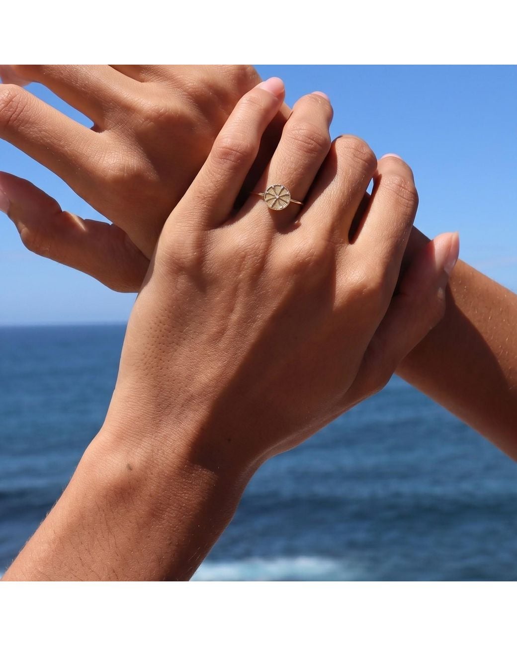 With Love Darling Metallic Energy Ring