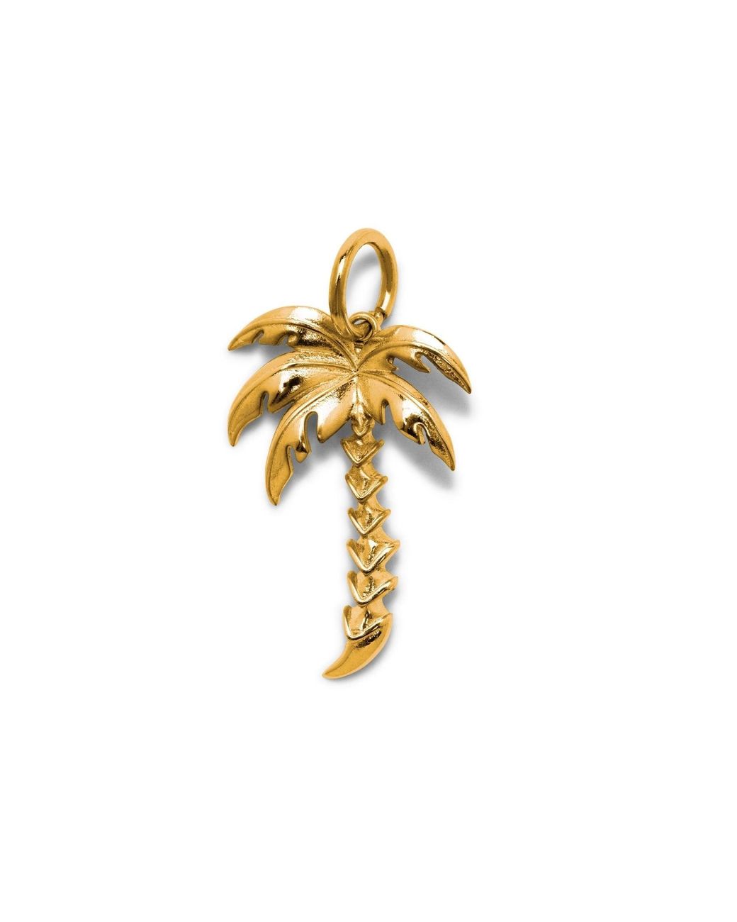 Jaredjamin Metallic Palm Necklace Pendant Charm