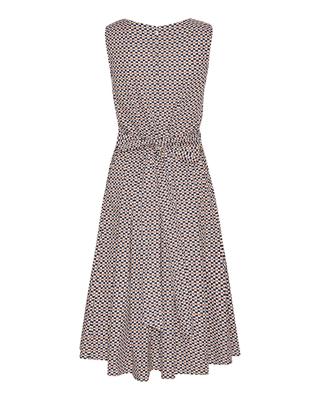 GROBUND Brown Neutrals The Christiane Dress