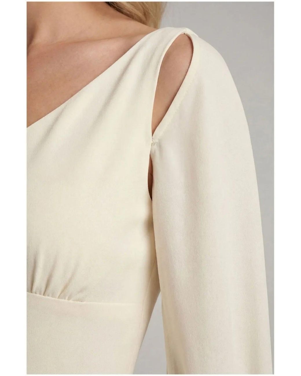 Luna Fashion House White Ivory Maxi Dress, Rebeka