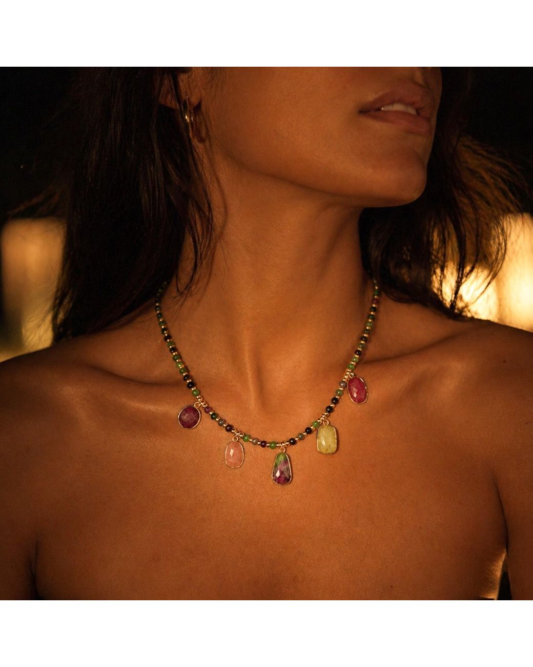 La Soula Jewelry Metallic Elowen Necklace
