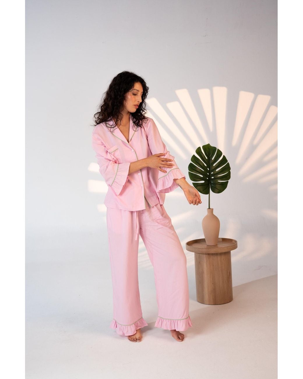 Carolina Benoit Pink Luxury Bamboo Pajama Set