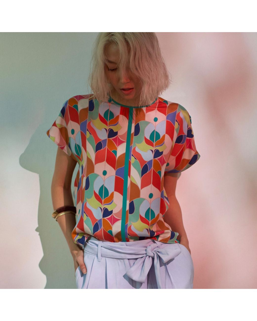 Emma Wallace Red Rae Top