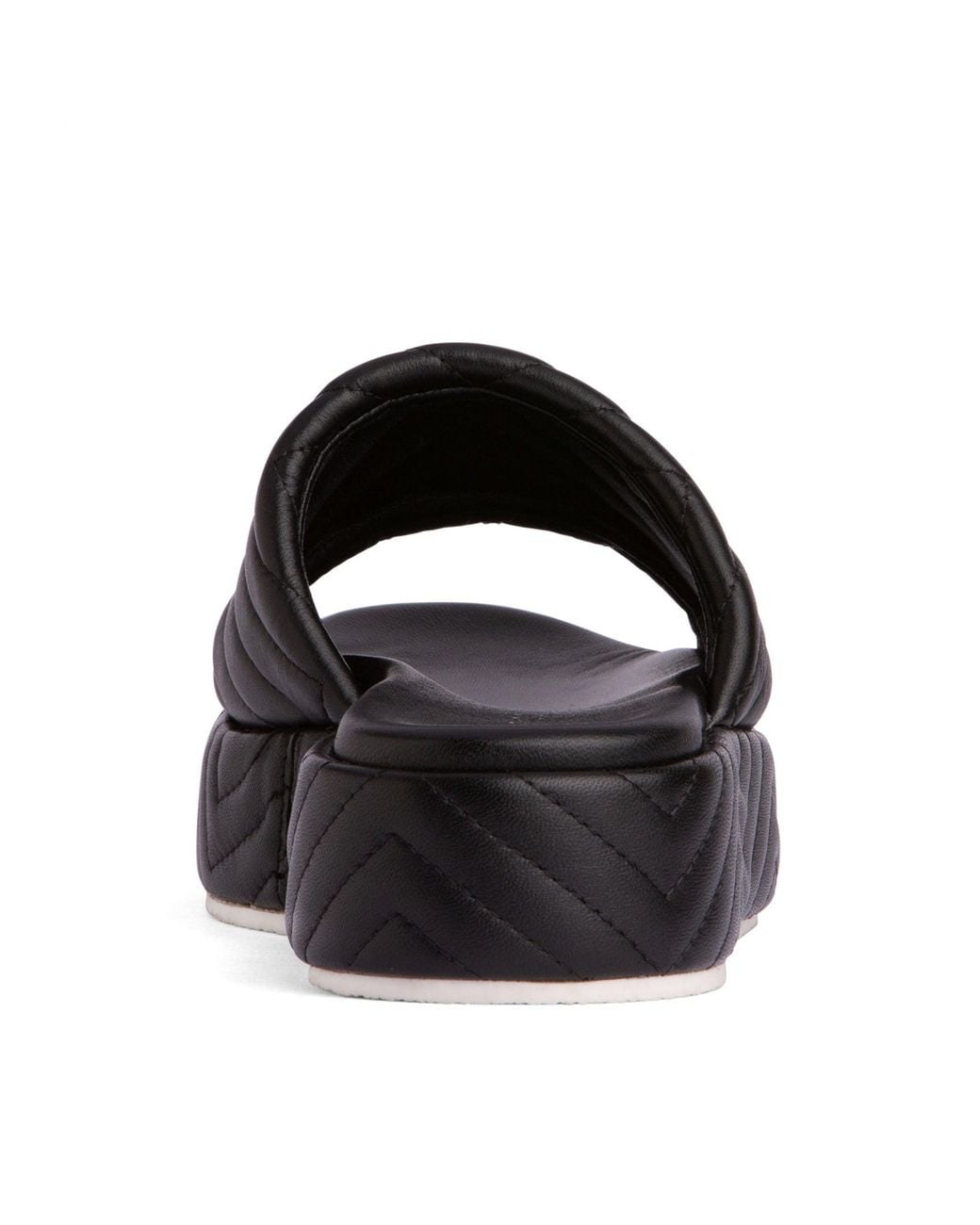 Beautiisoles by Robyn Shreiber Made in Italy Black Deedee Leather Platform & Wedge Comfortable Espadrille Work Beach Pool Slide Sandal