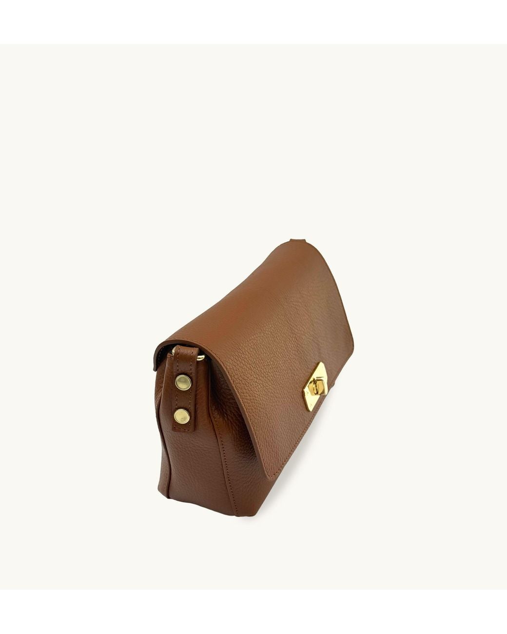 Apatchy London Brown The Maisie Midi Tan Leather Bag