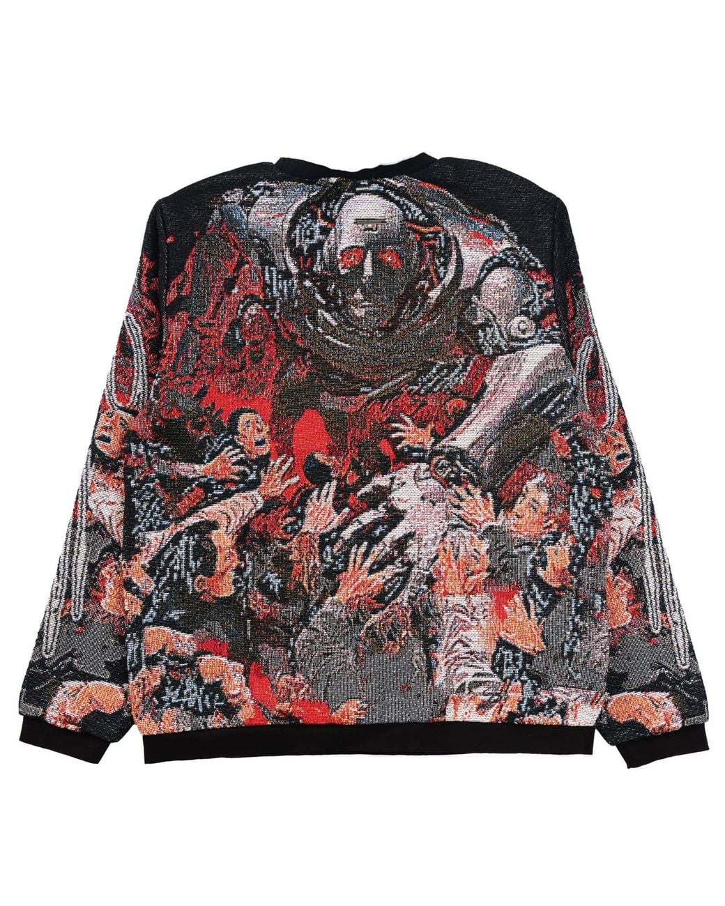 VERYRARE Black Vrobot Mayhem Crewneck for men