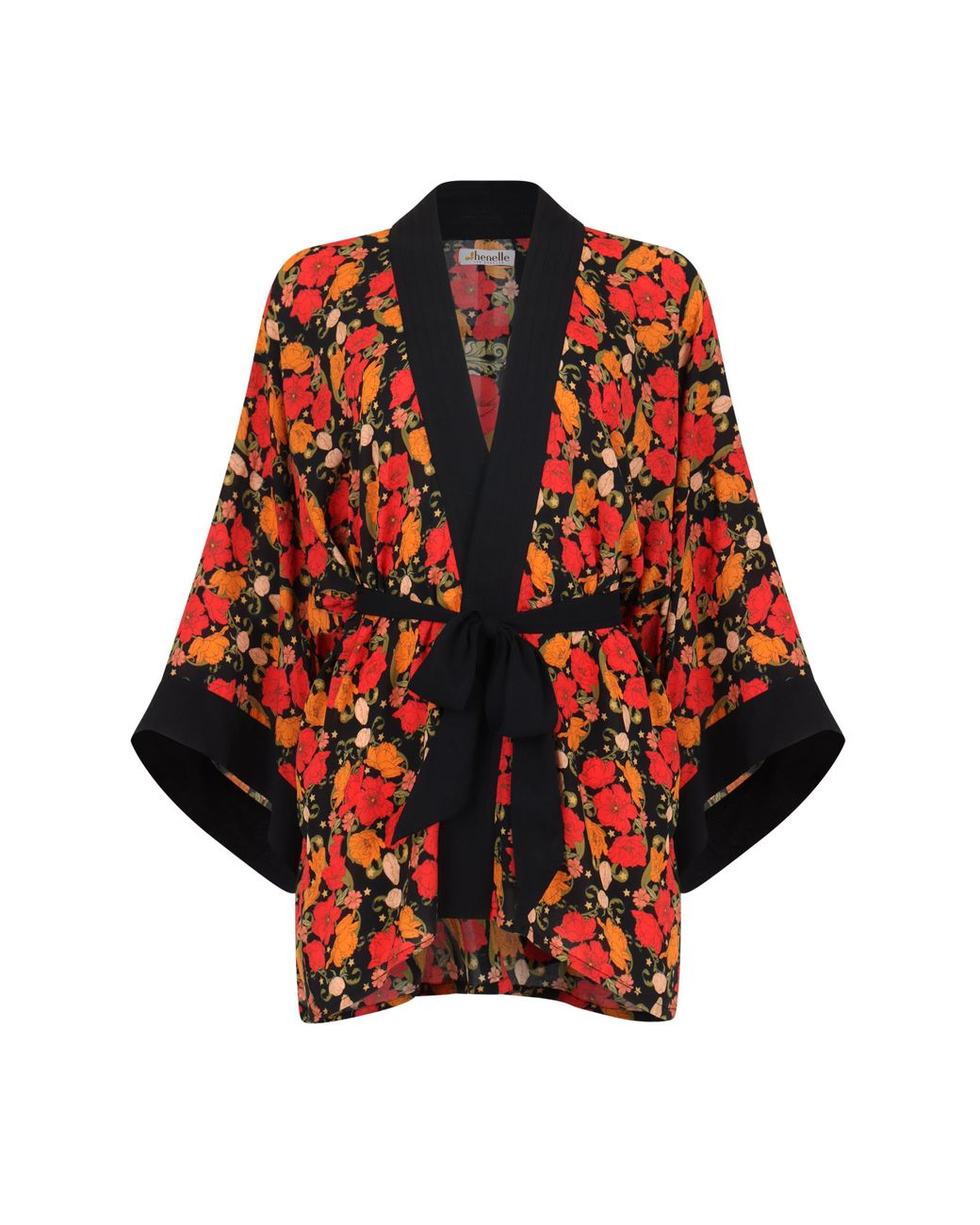 Henelle Red Night Bloom Jacket