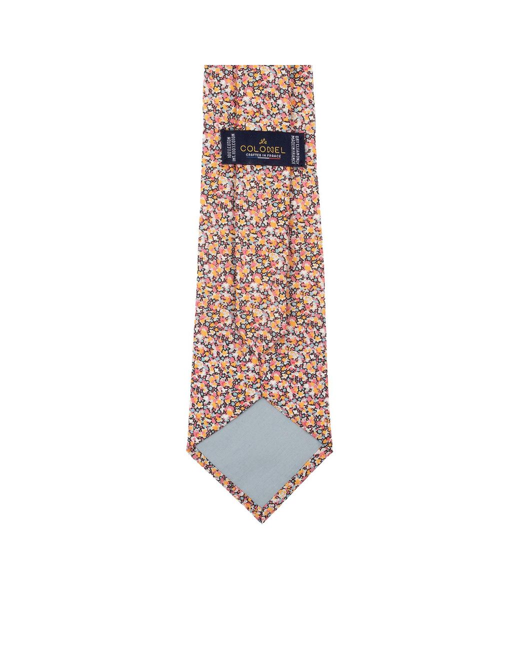 LE COLONEL Gray Pepper Liberty Tie for men
