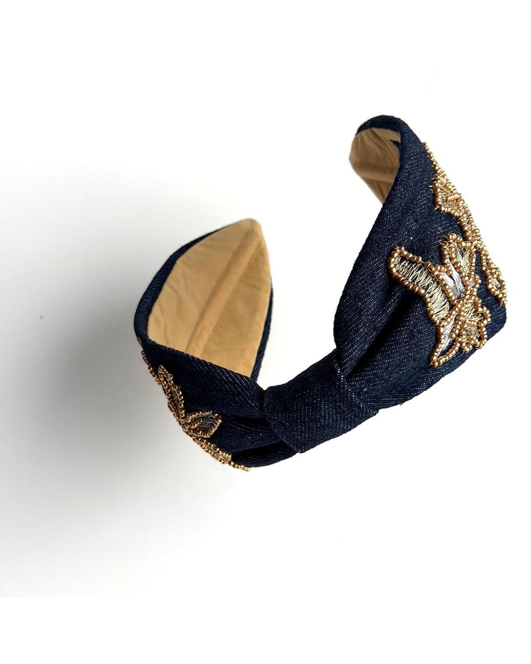 VETKA Blue Headband Midnight Bloom