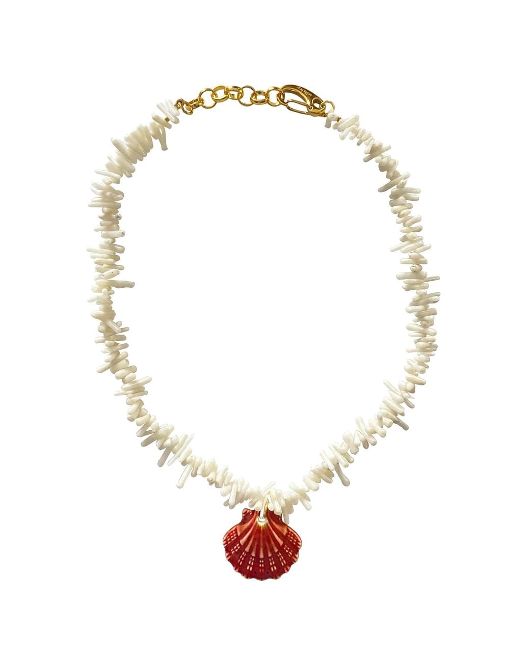 Smilla Brav Metallic Shell Necklace Mia