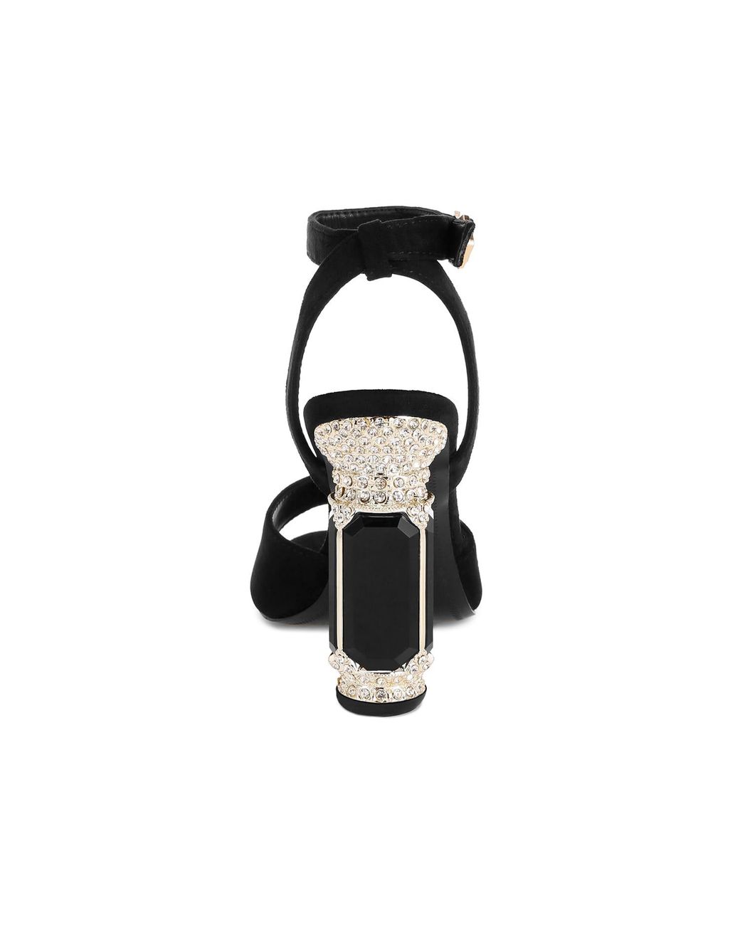 Rag & Co Green Raome Jewel Heel Sandals