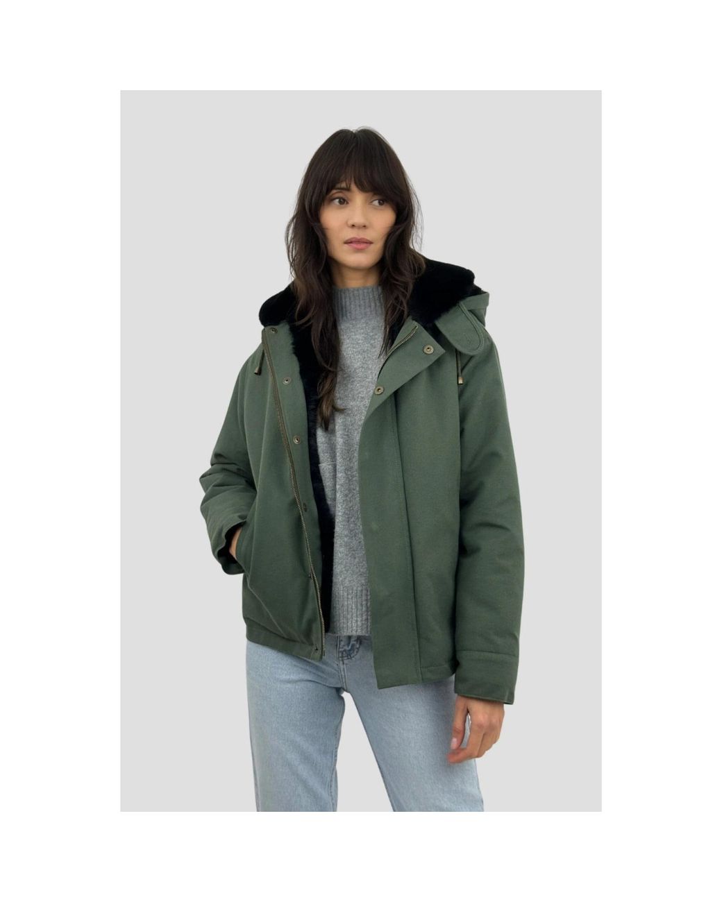 Coulange Green Khaki Heritage Parka