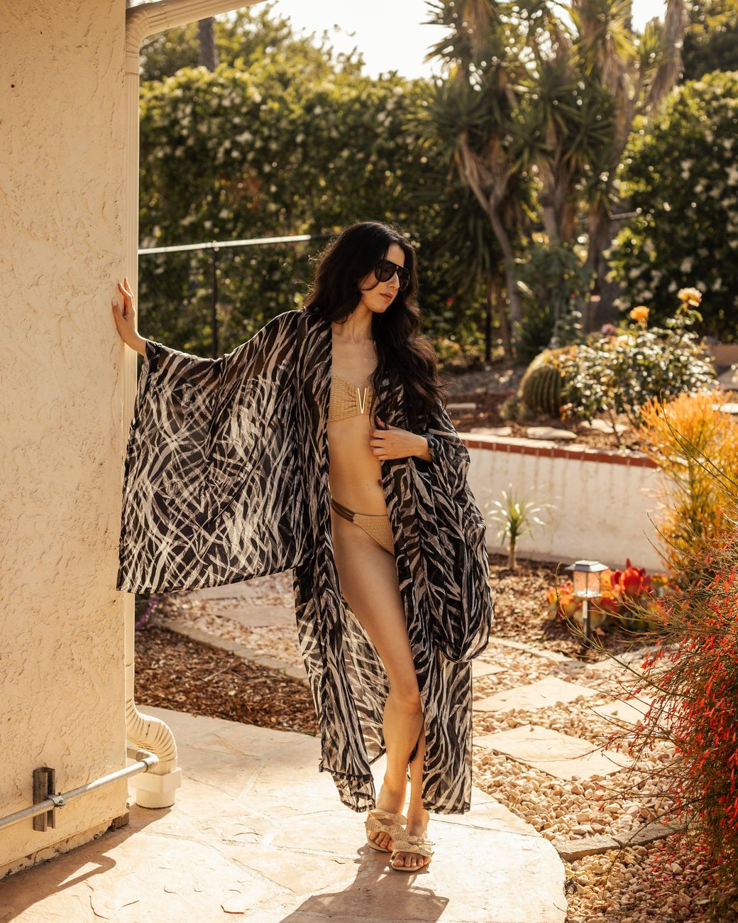 Jennafer Grace Black Etosha Kimono