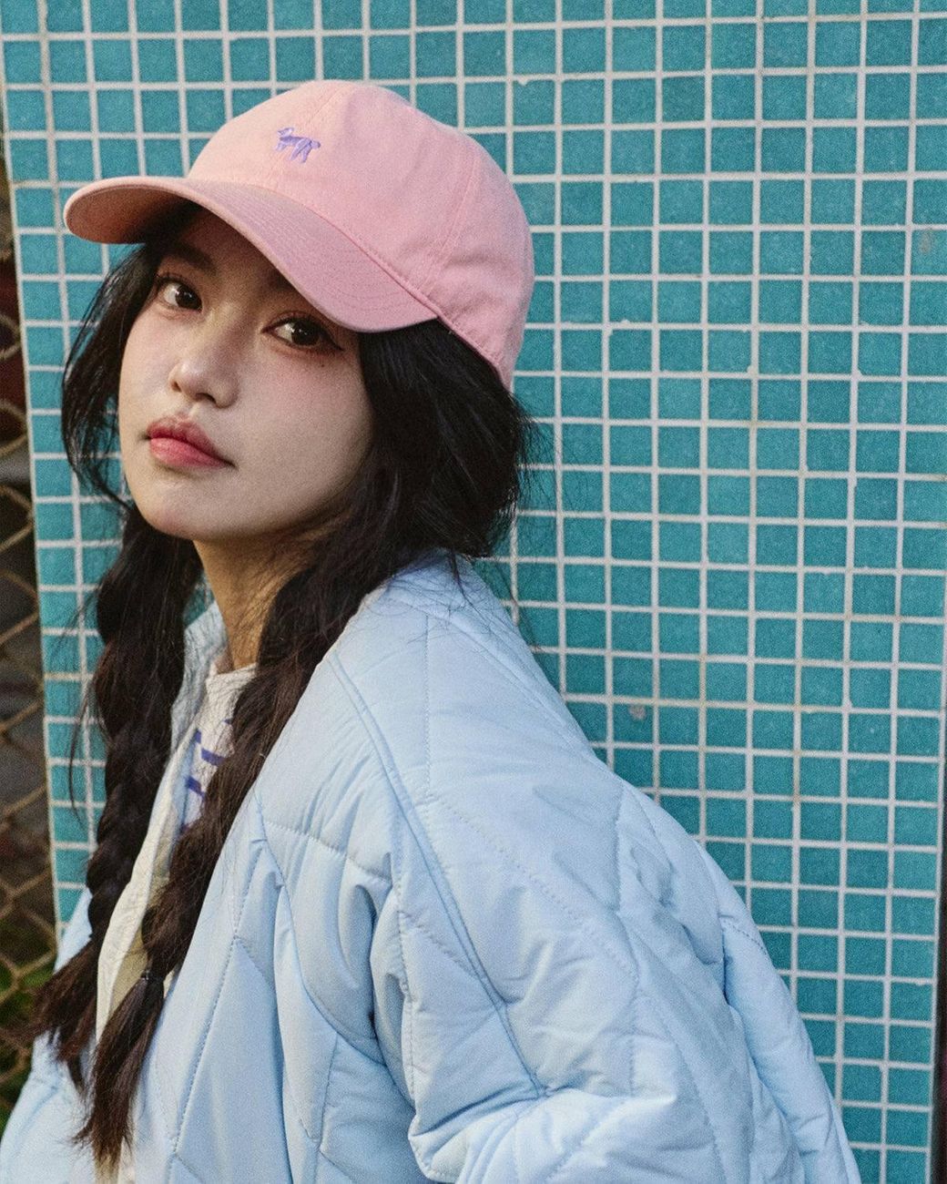Lost Pattern Pink Pan Pan Baseball Cap