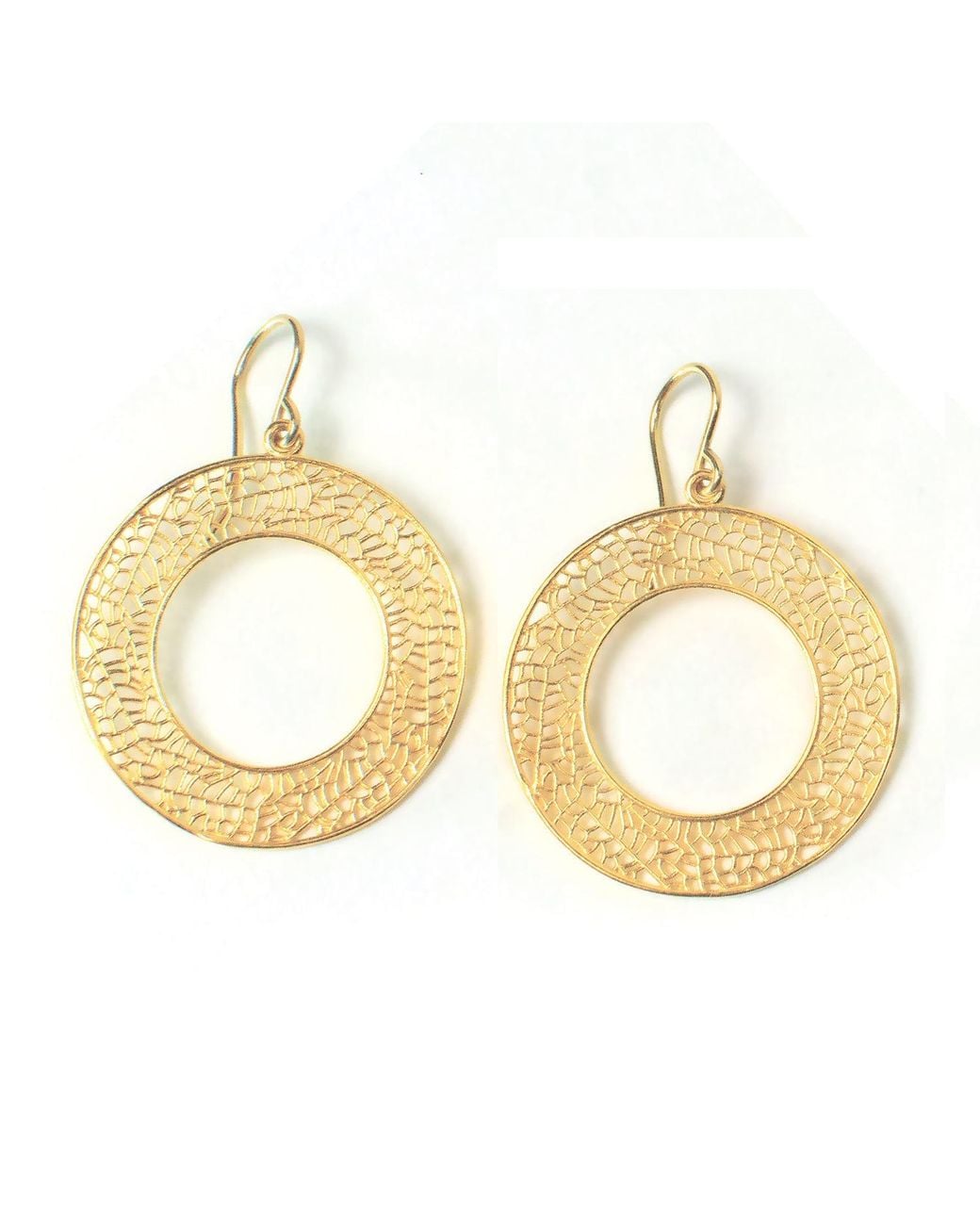 Lexi Jewelry Metallic Sea Fan Hoops