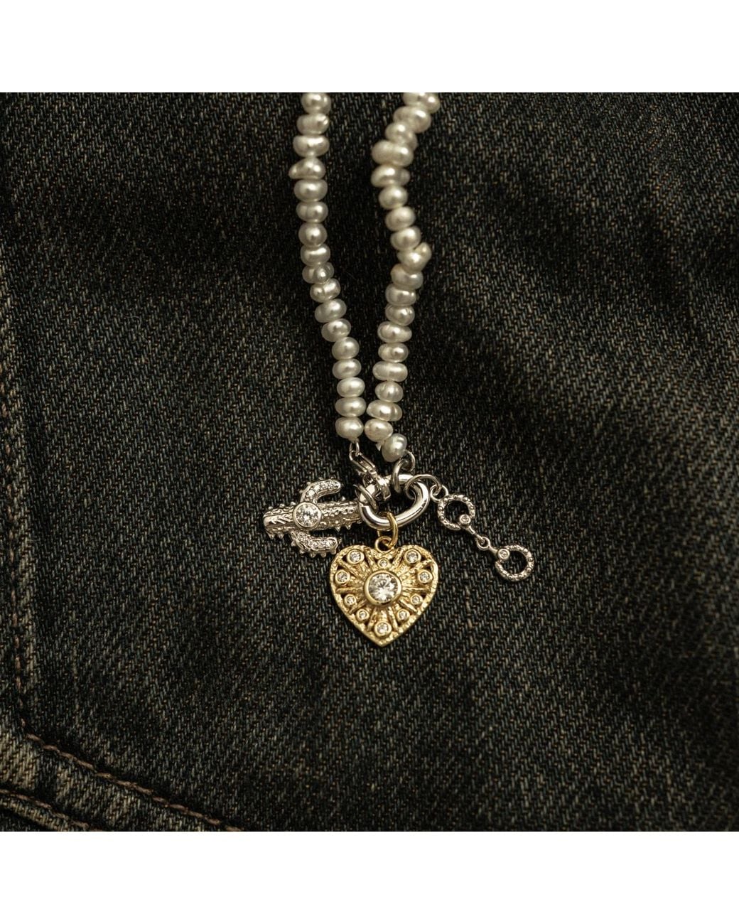 Martina Rozenberg Smira Jewelry Metallic Corazón Charm