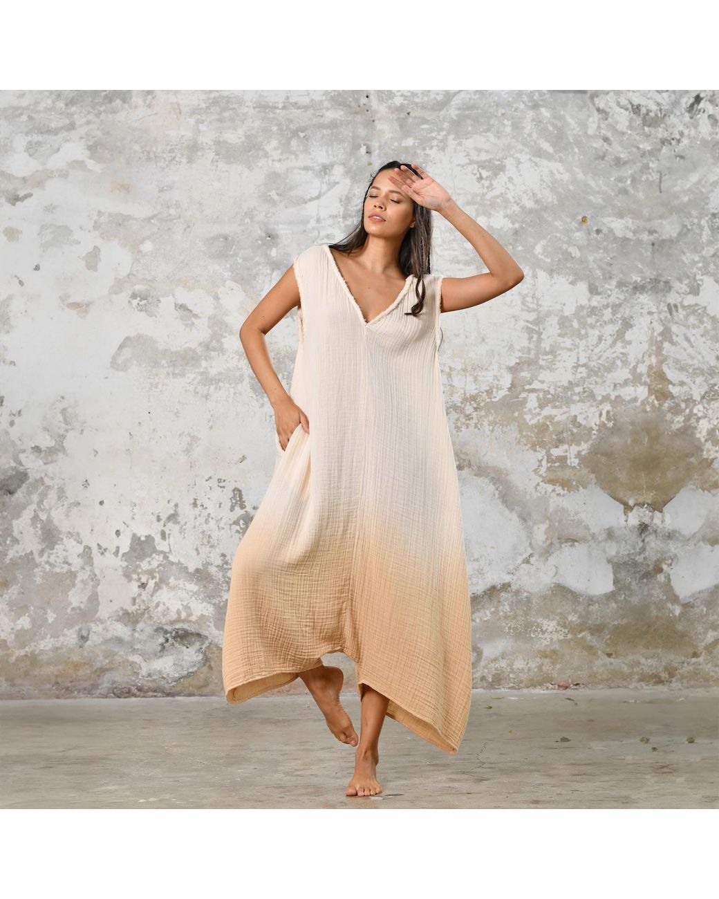 Zhenabia Natural Neutrals Grace Jumpsuit