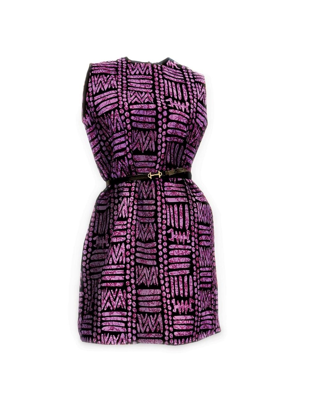 Chuks Collins Purple Ajah New Collection Drop2- A-Line Shift Dress
