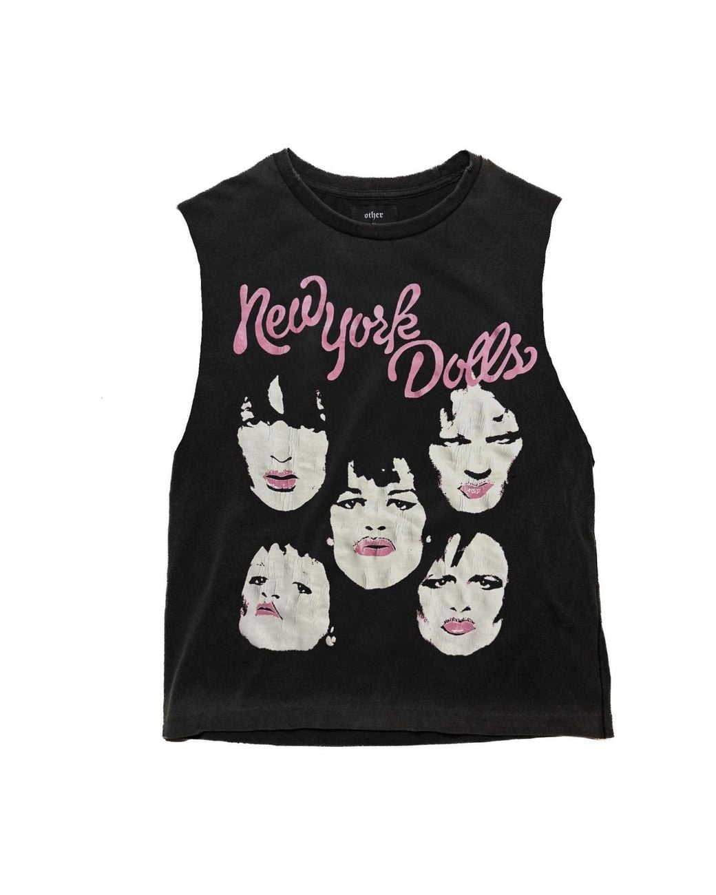 Other Uk Black New York Dolls Live From The Bowery Vintage Tank for men