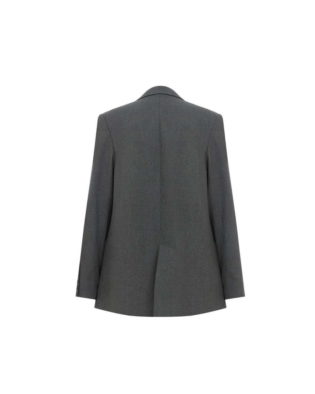 NAZLI CEREN Gray Boxy Oversize Blazer