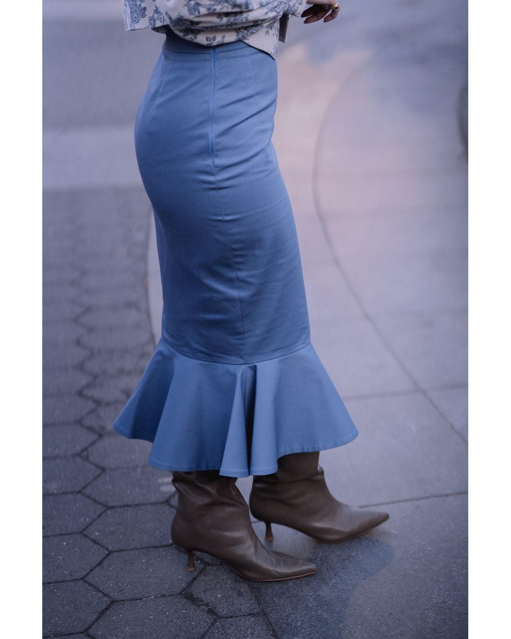 Baltér Blue Mareé Noir Skirt