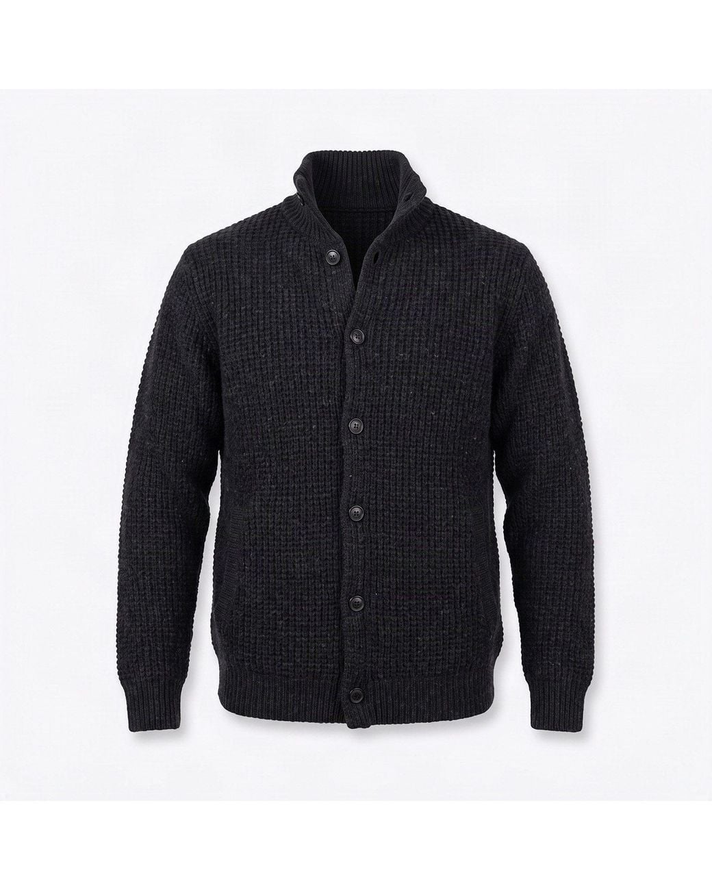 Komodo Blue Heath Fleece Lined Wool Jacket for men