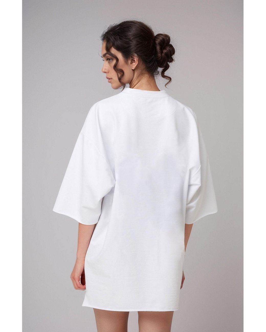 mysimplicated White Oversized T-Shirt