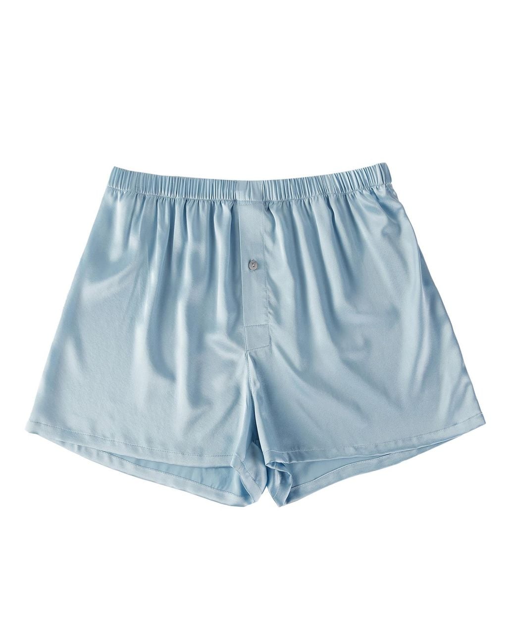 Soft Strokes Silk Blue Cornflower Pure Mulberry Silk Boxers for men
