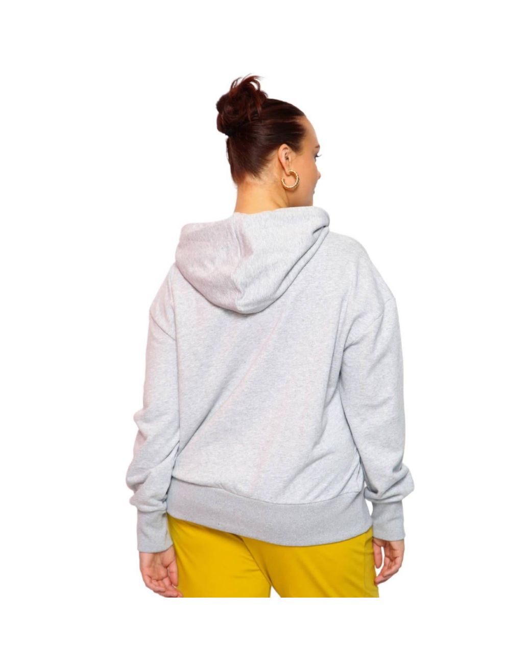 Miracles Manifester Gray Embroidered Zip Hoodie