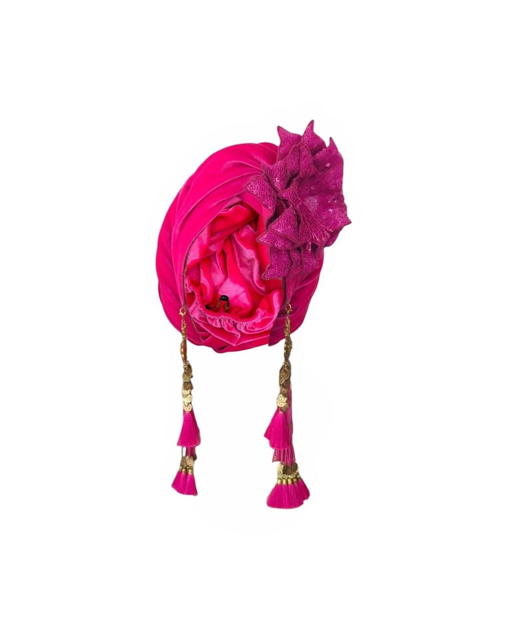 Julia Clancey Pink Cha Cha Cha Boom Hotty Dream Turban