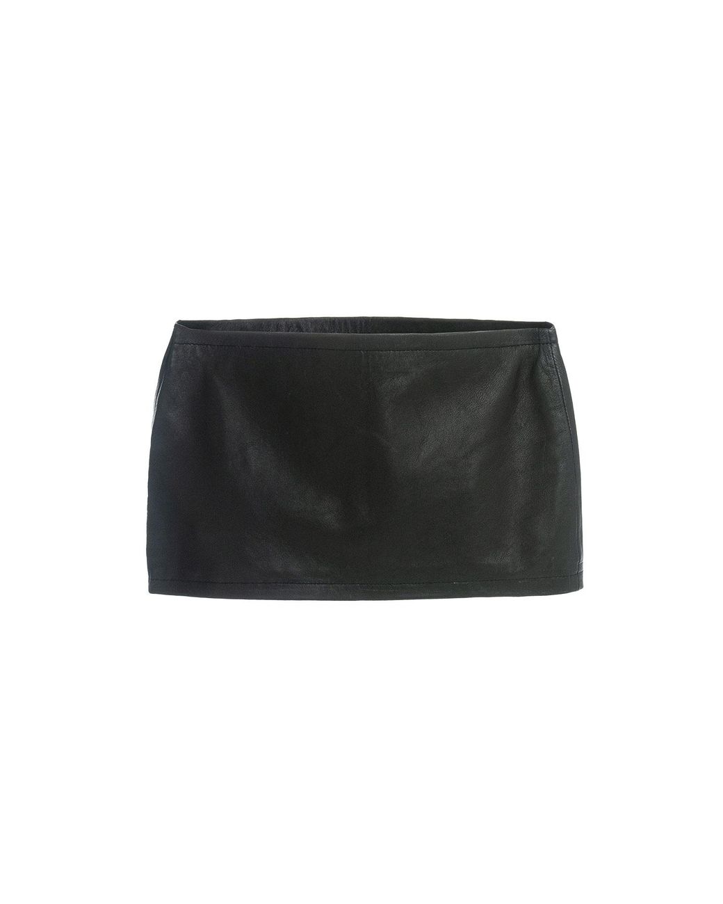 Come on Black Stranger Leather Mini Skirt