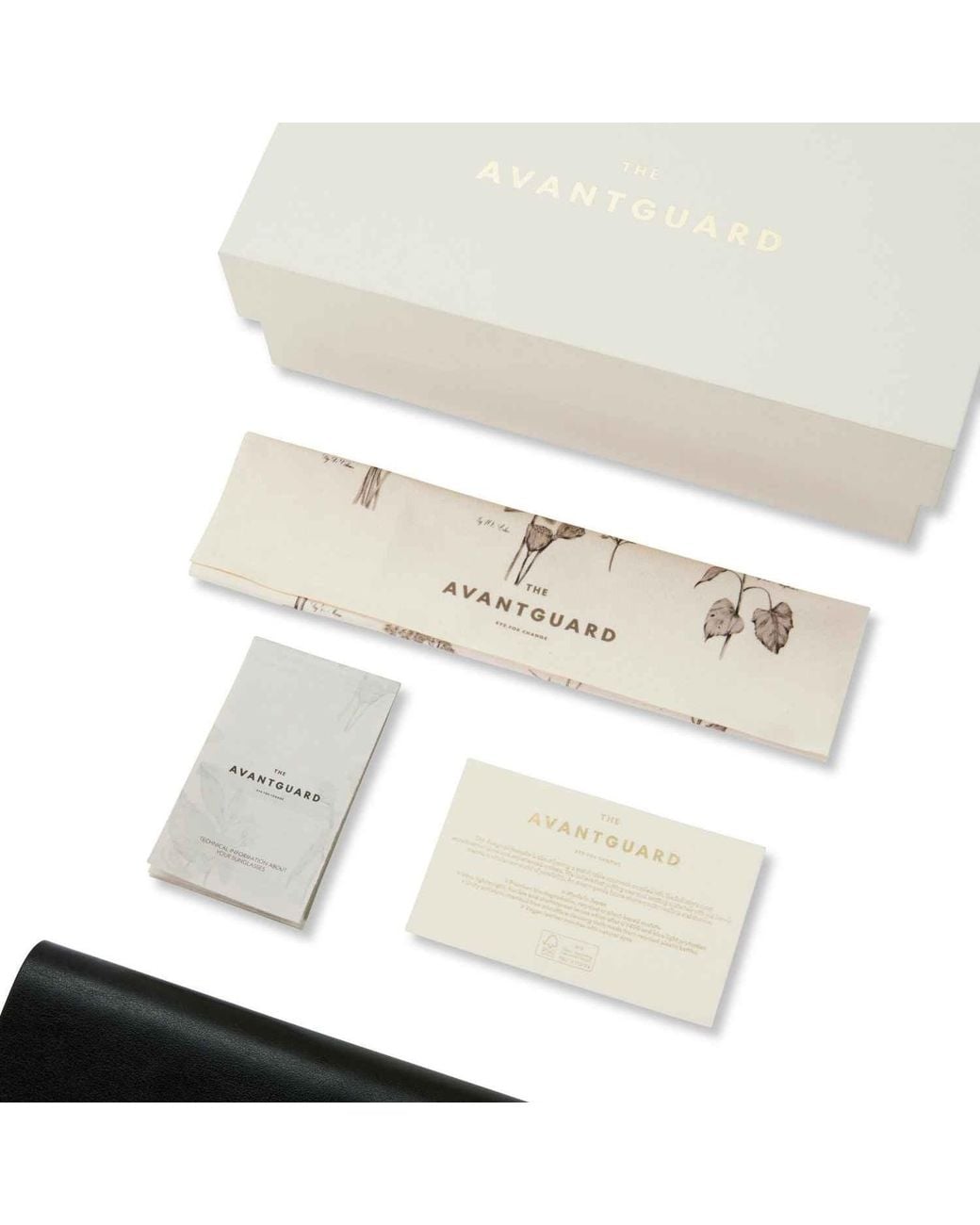 The Avantguard Brown Neutrals Yarrow Cloud Tort Wayfarer Sunglasses