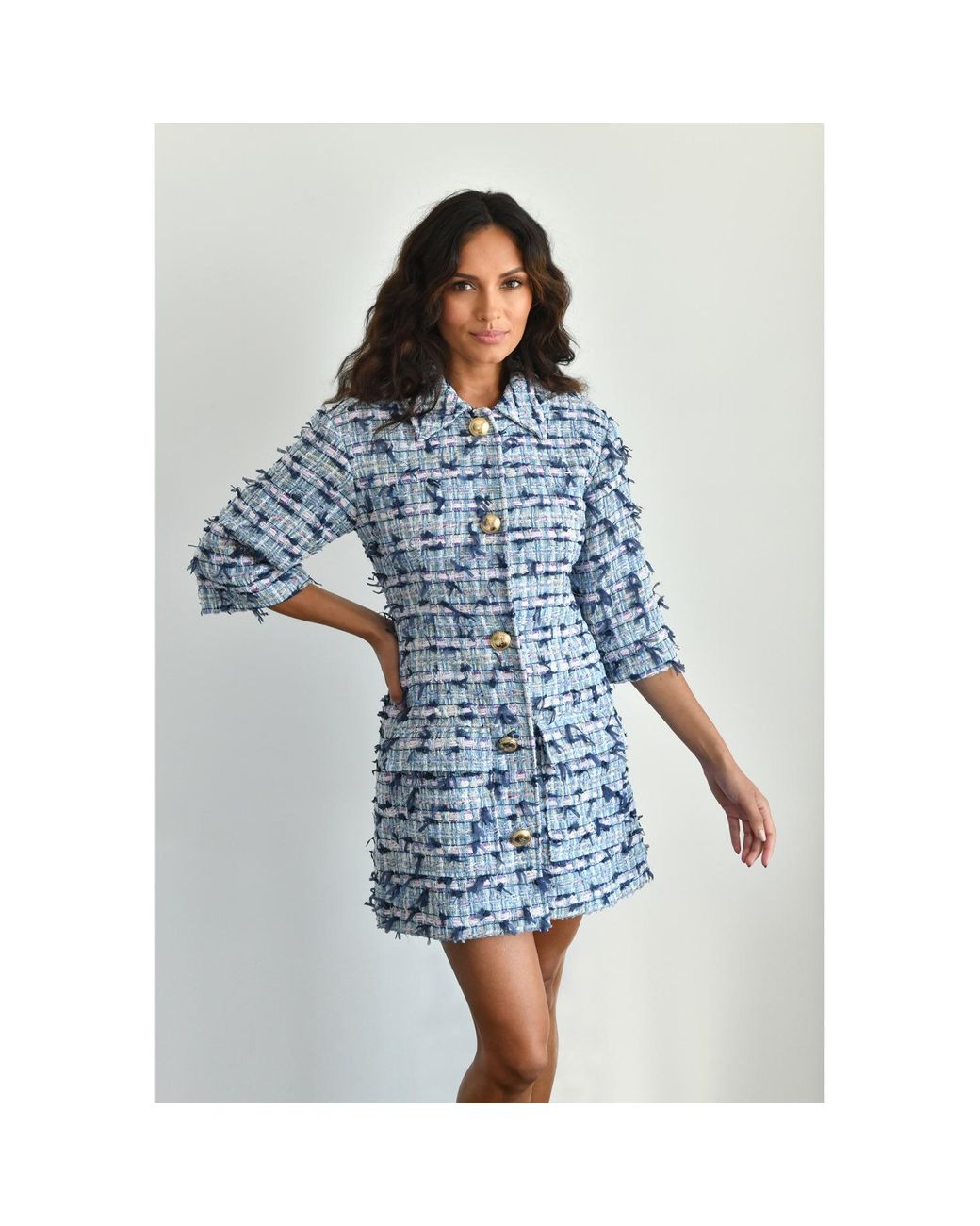 GeeGee Collection Blue Shu Coat