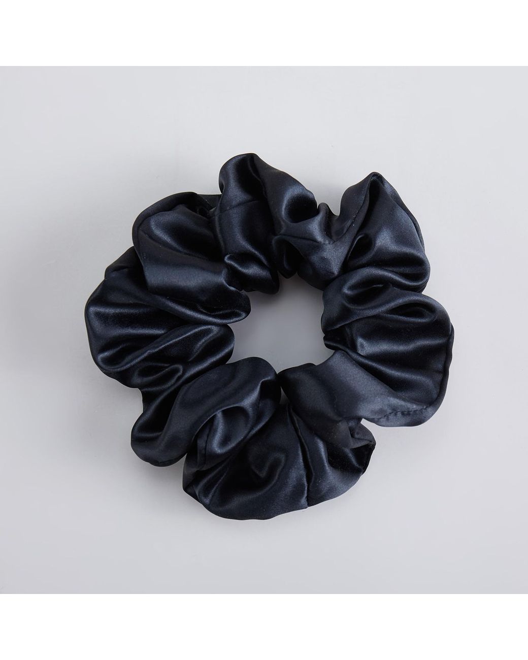 Soft Strokes Silk Blue Pure Mulberry Silk Regular Scrunchie Set Of Five