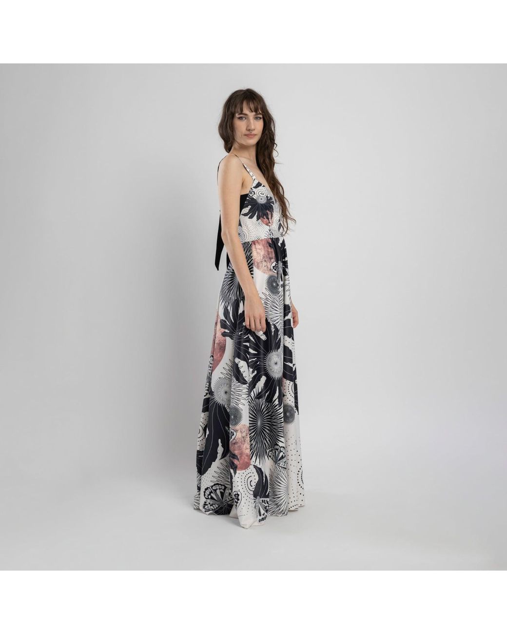 ARTISTA Black Neutrals Epic Maxi Dress