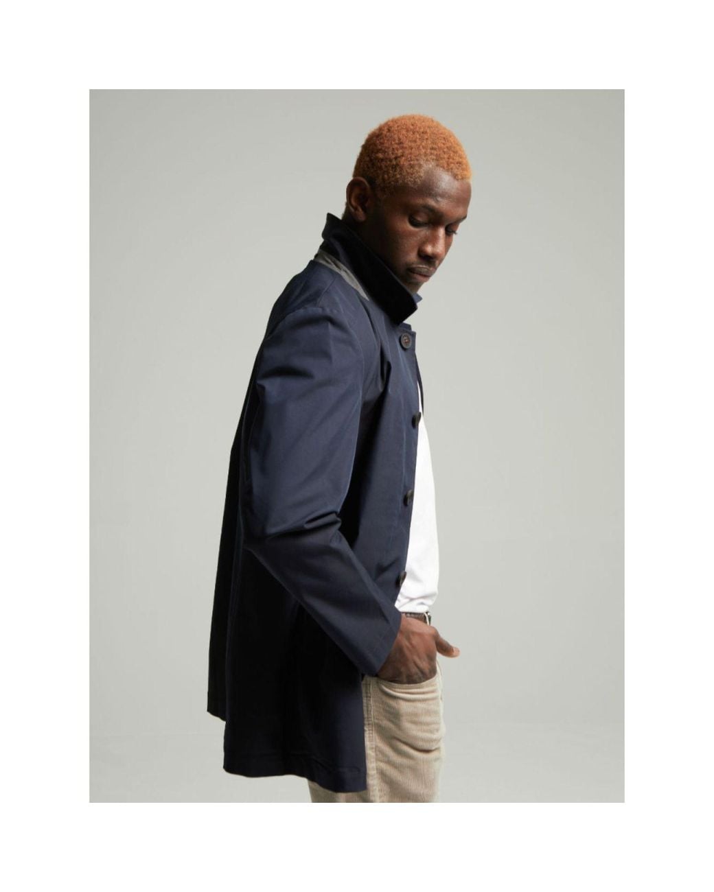 Guards London Blue Wentworth Travel Raincoat for men