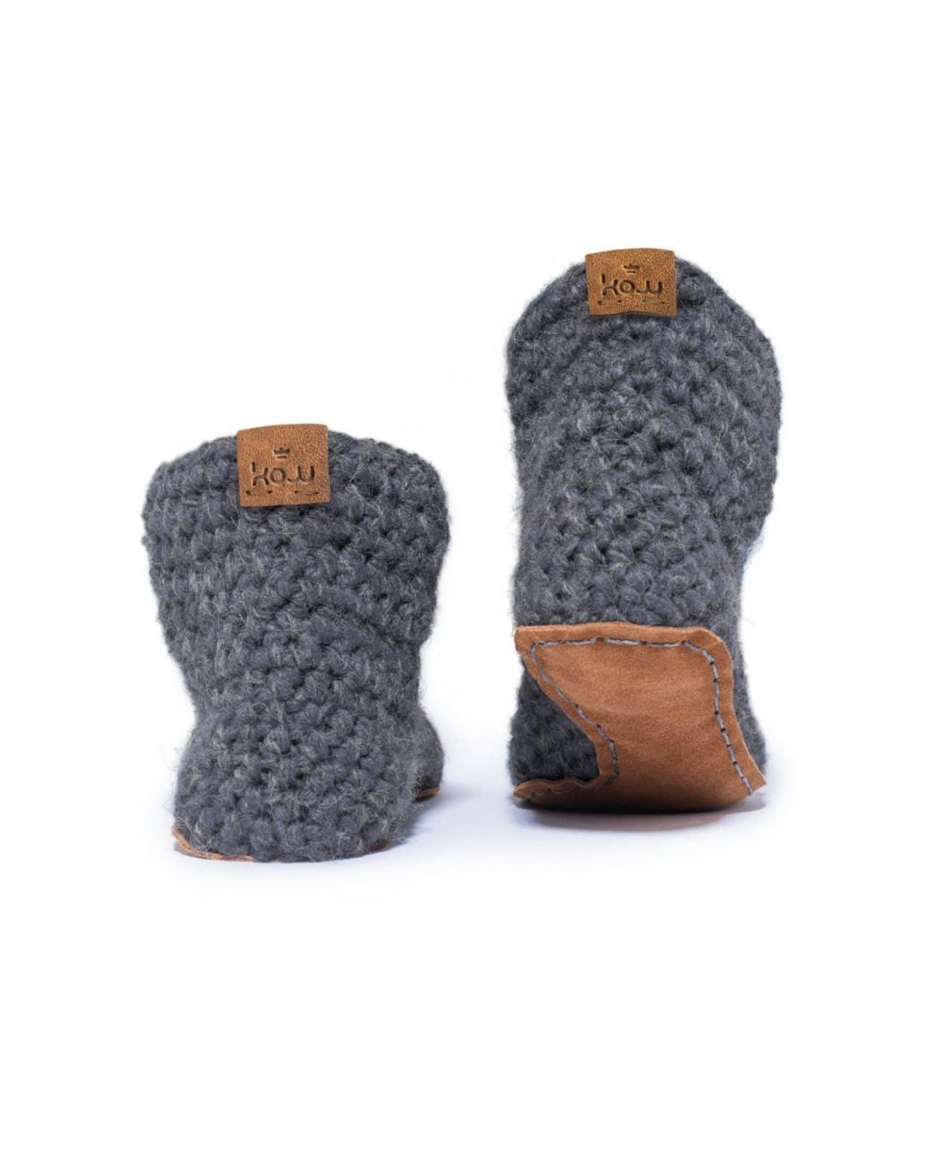 Kingdom of Wow Blue Comfortable Wool Boot Slippers For