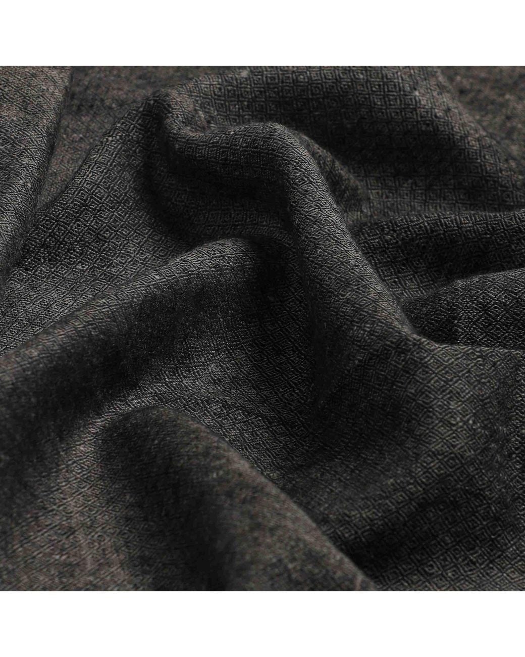 Pink Maharani Gray Cashmere Natural Double Weave Stole