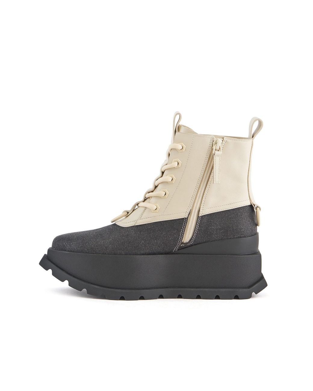 United Nude Multicolor Leather Lace-up Combat Boots