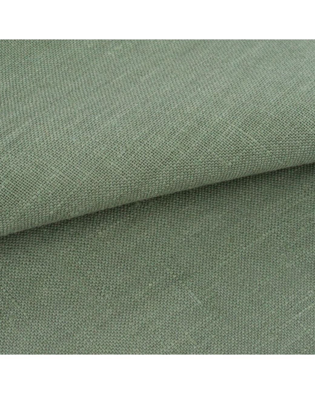 LE COLONEL Green Clay Linen Tie for men