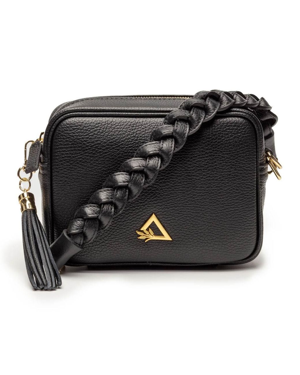 Hay Life Black Leather Camera Bag
