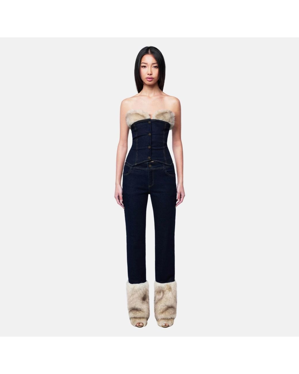 OW Collection Blue Desi Denim Jeans