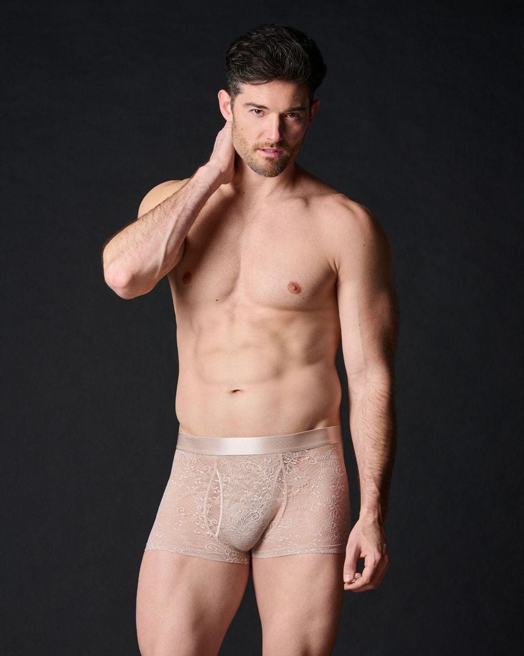 Journelle Pink Neutrals Sapna Boxer Brief Praline for men