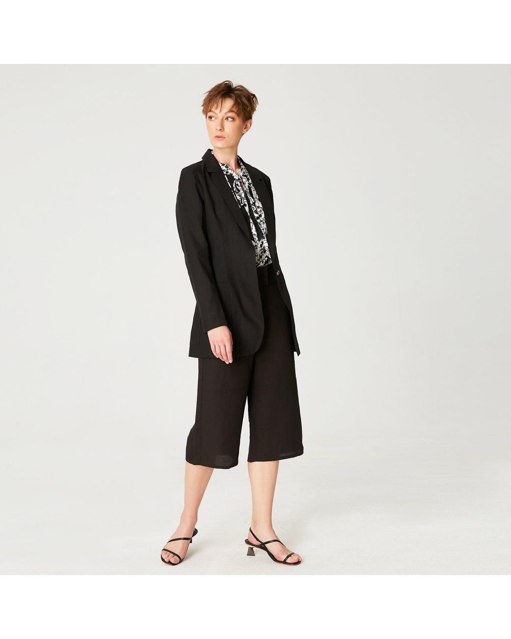 Smart and Joy Black Tailored Blazer Jacket