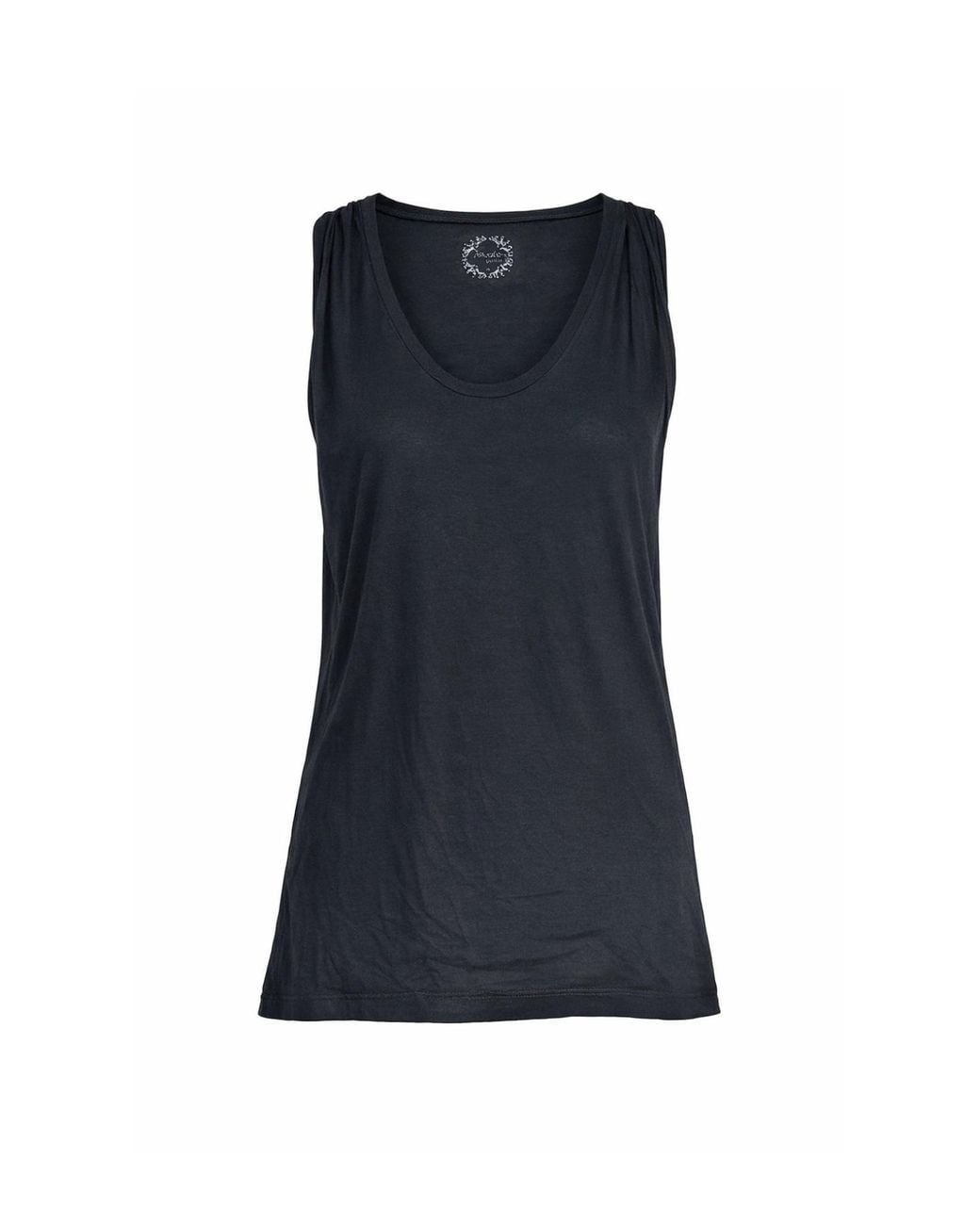 Conquista Blue Essential Sleeveless Scoop-Neck Top